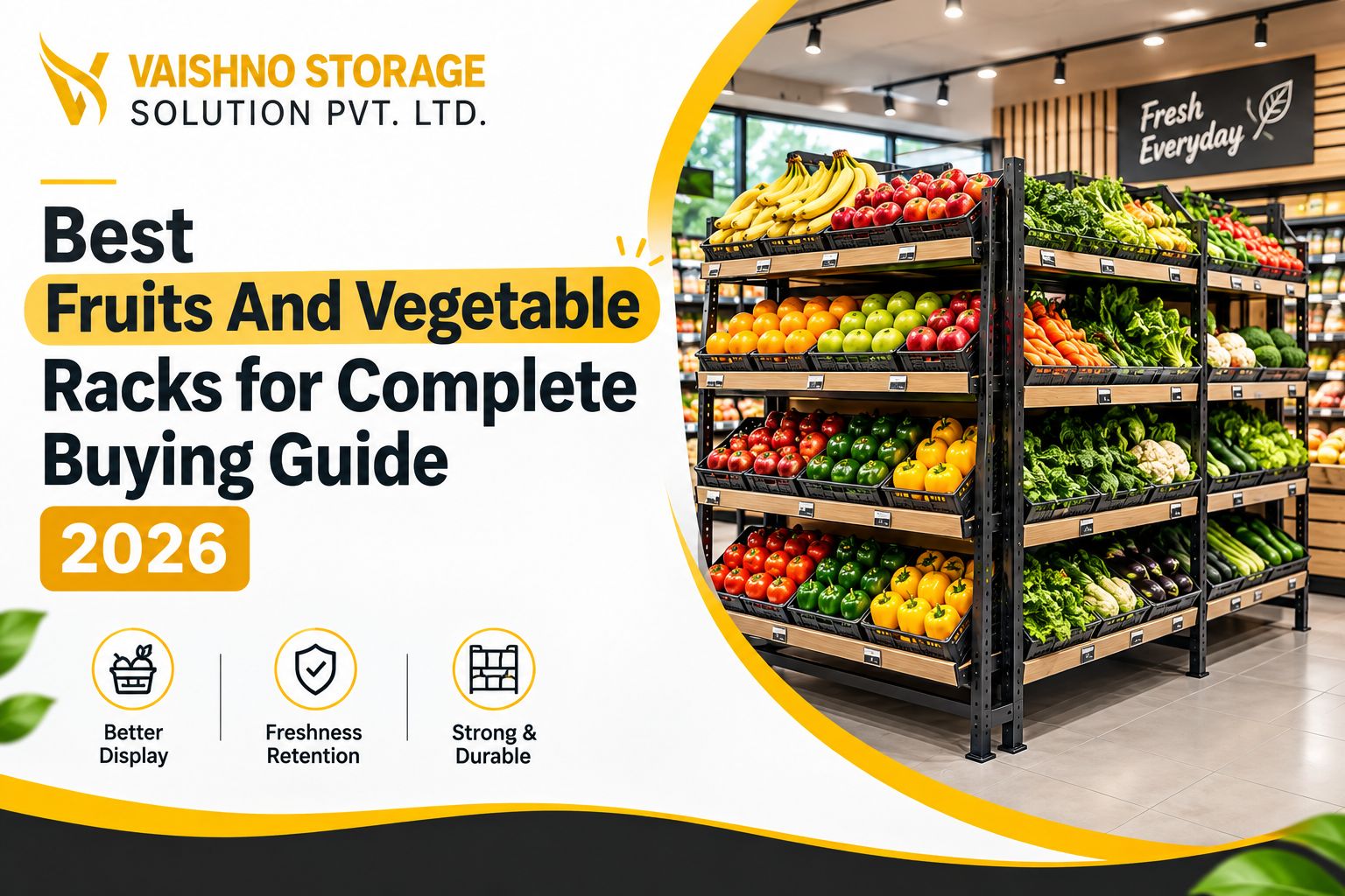 Best Fruits And Vegetable Racks for Complete Buying Guide 2026