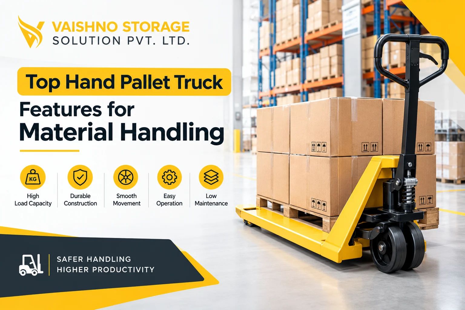 Top Hand Pallet Truck Features for Material Handling